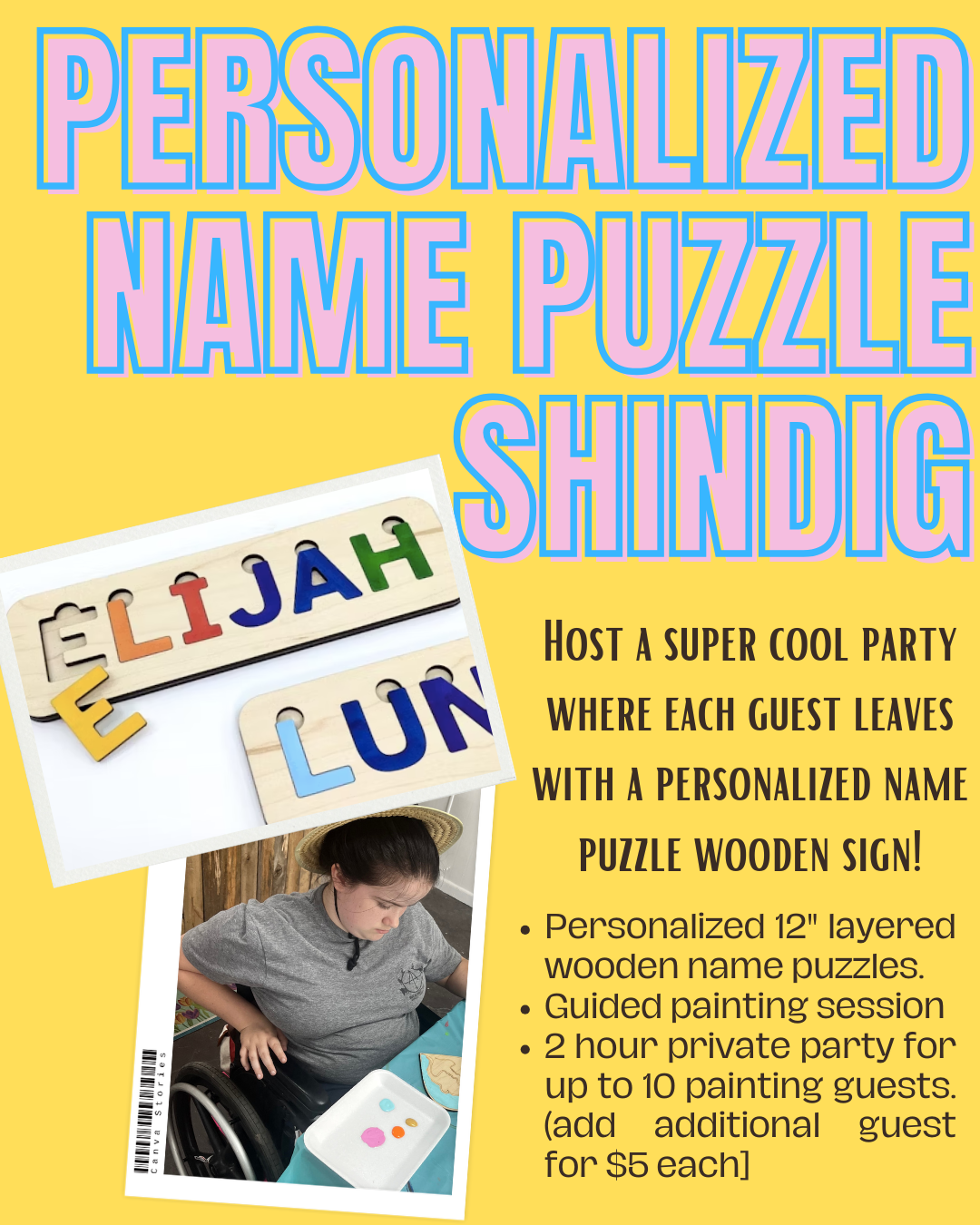 Personalized Name Puzzle Bash