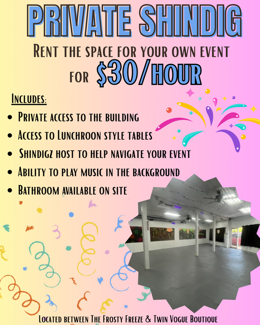 Host Your Own Shindig: $30/hour